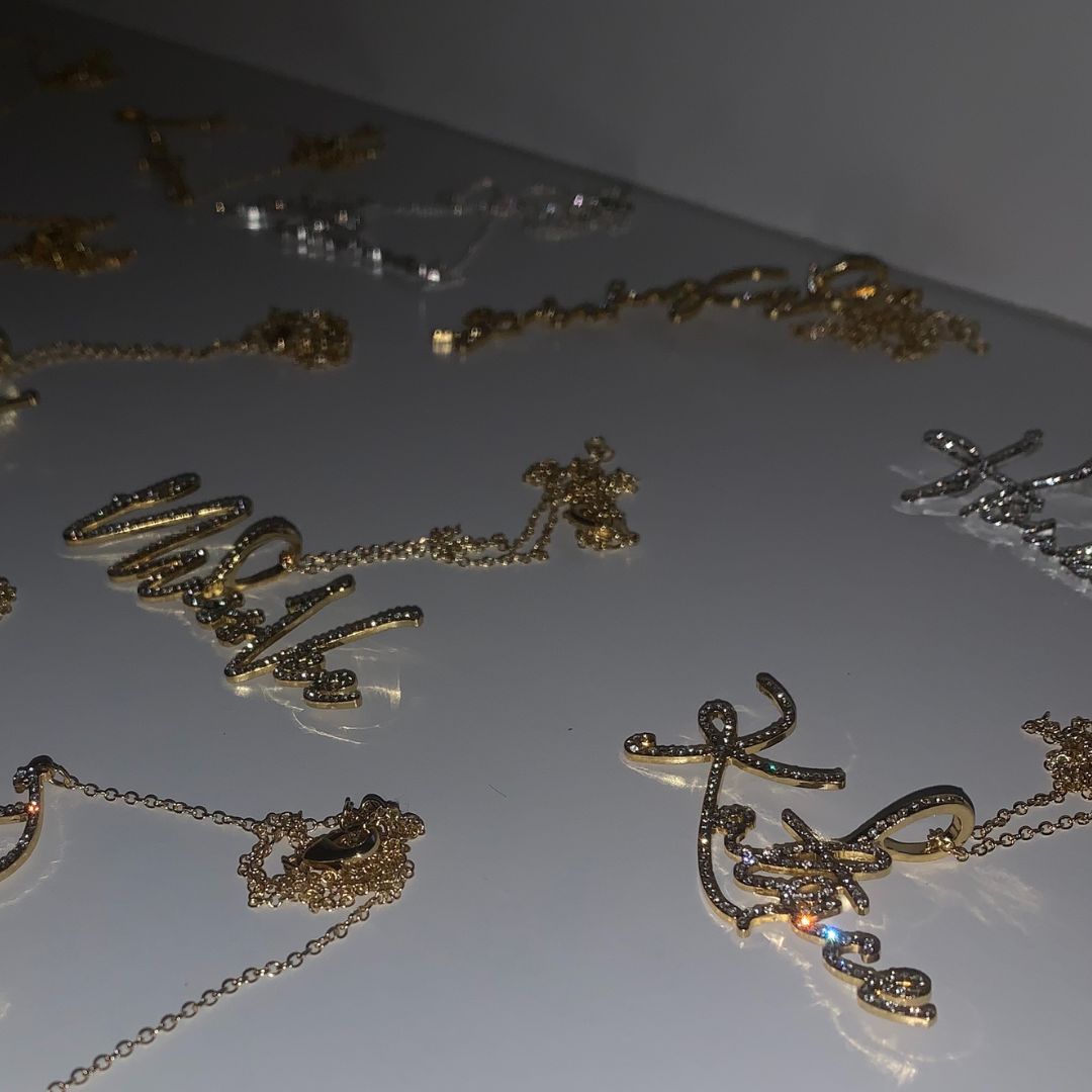 Luxe Crystal Custom Pendant Necklace