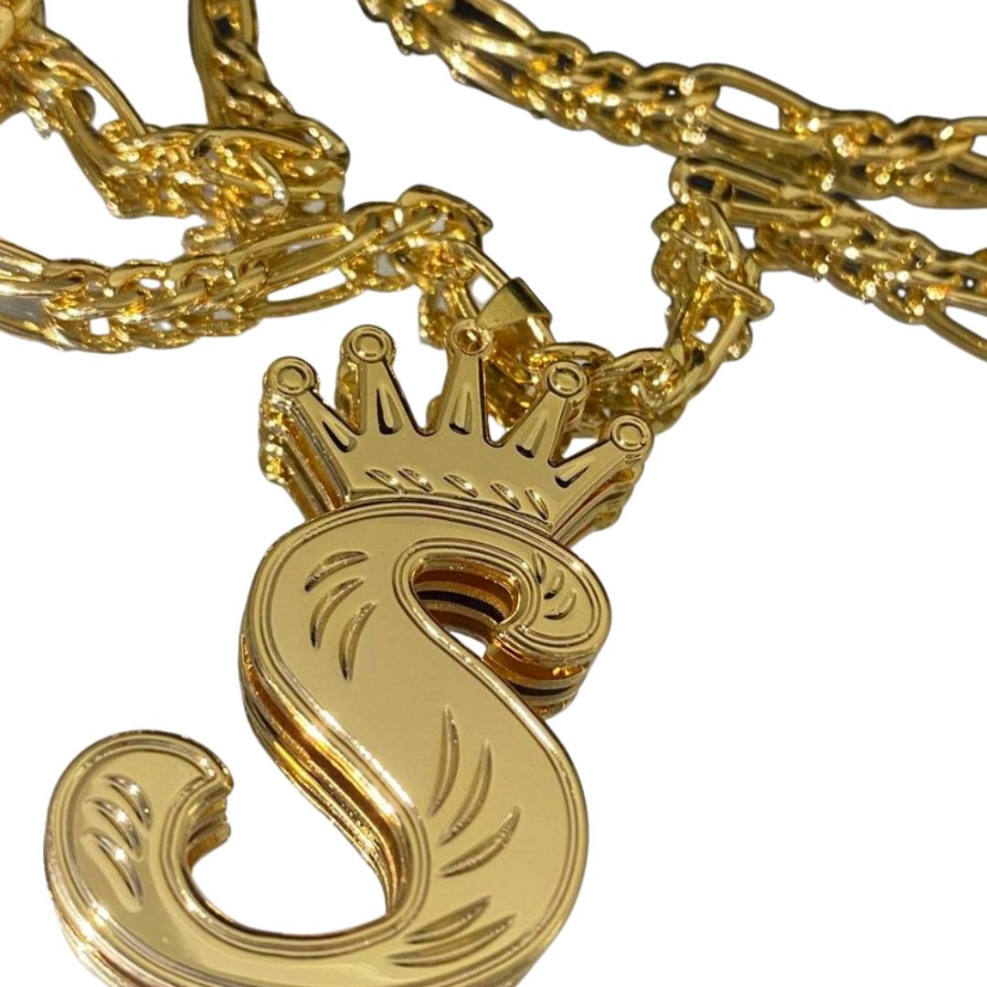 Crown Initial Letter – DAR Custom Jewelry