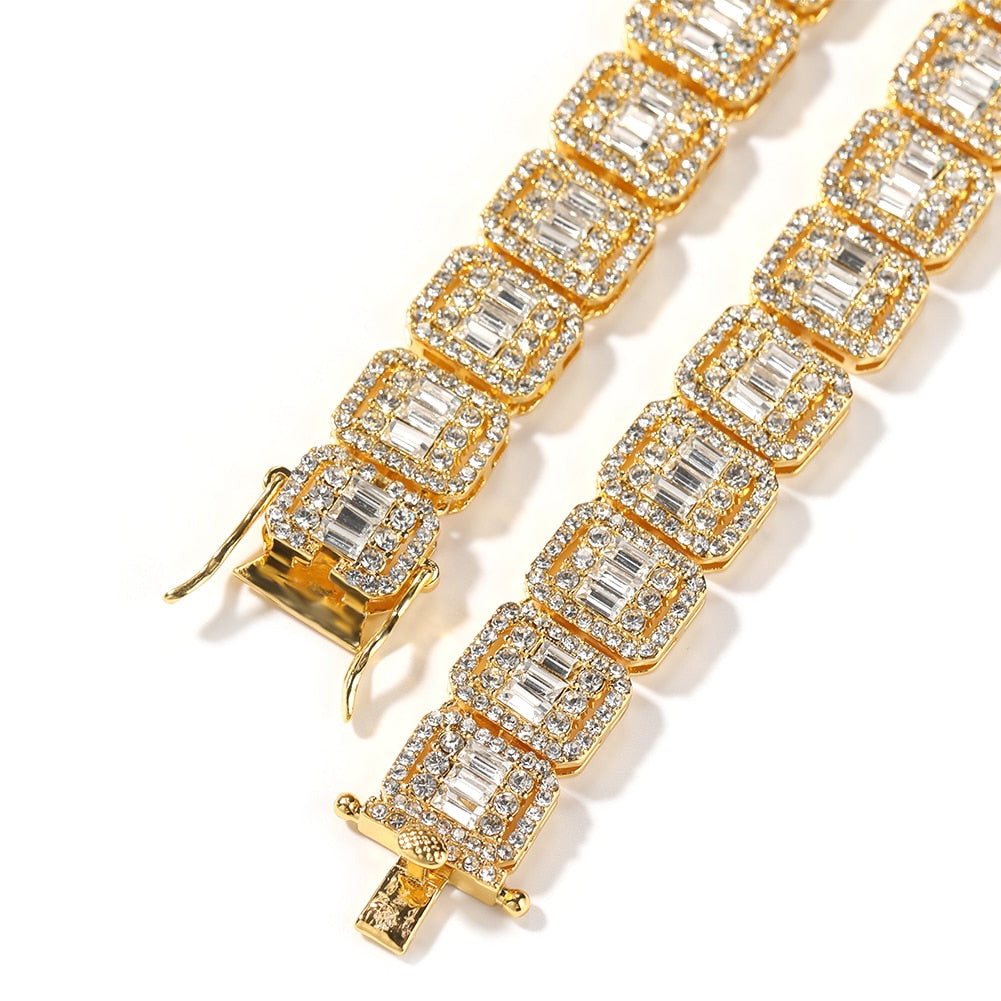 Crystal Baguette Chain