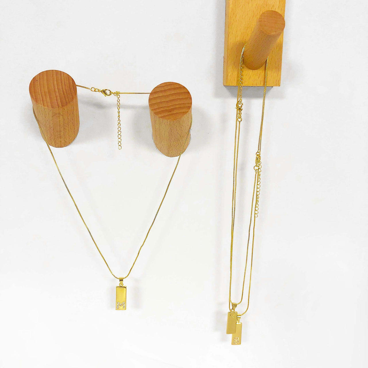 Crystal Initial Necklace (2)