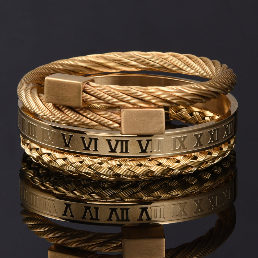 Luxury Handcrafted Braided Bracelet Set