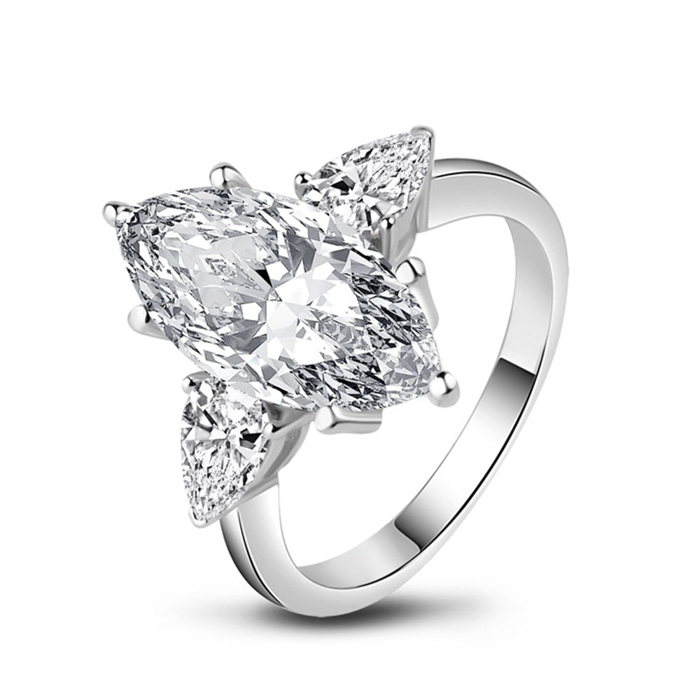 Marquise Moissanite Ring