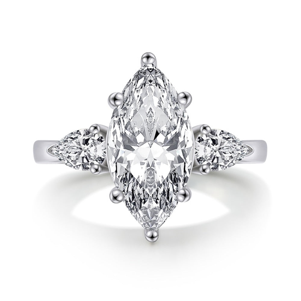 Marquise Moissanite Ring