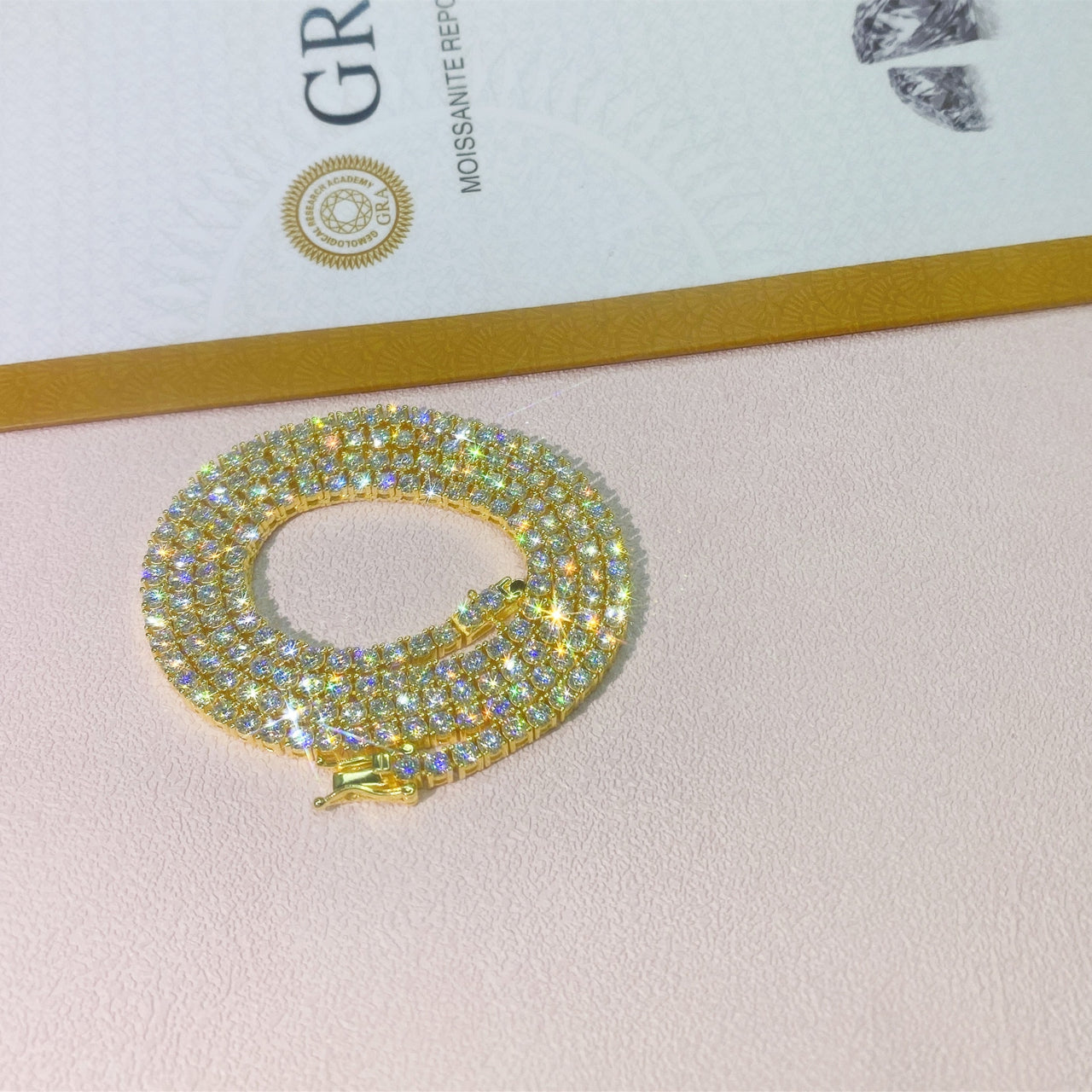 Moissanite Tennis Necklace