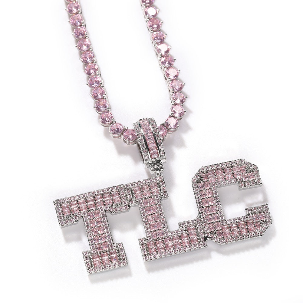Luxe Pink Crystal Custom Chain