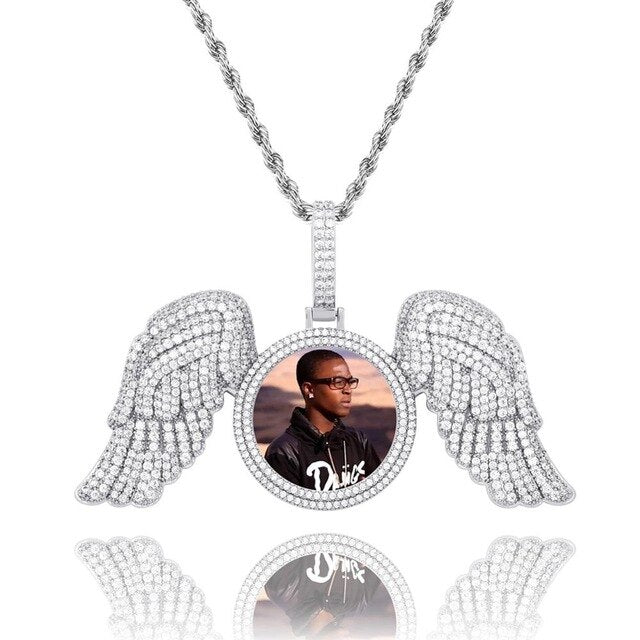 Angel Photo Necklace