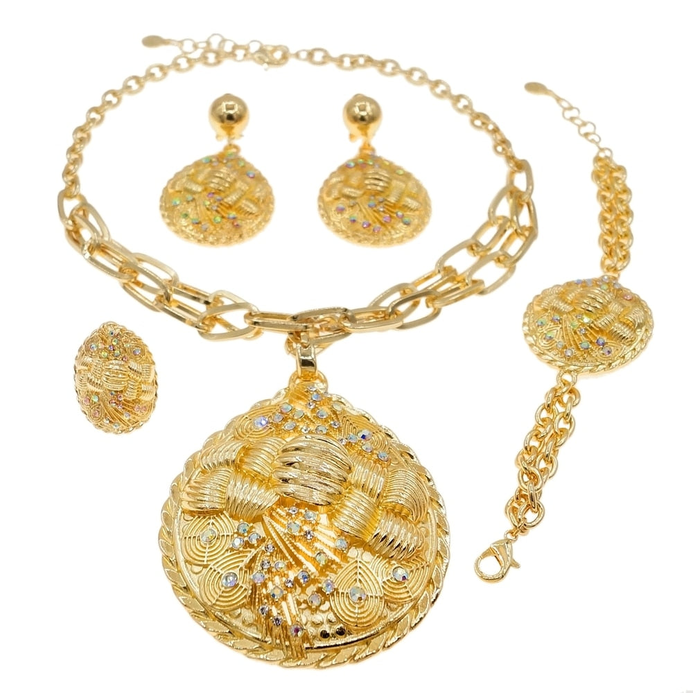 Golden Queen Jewelry Set