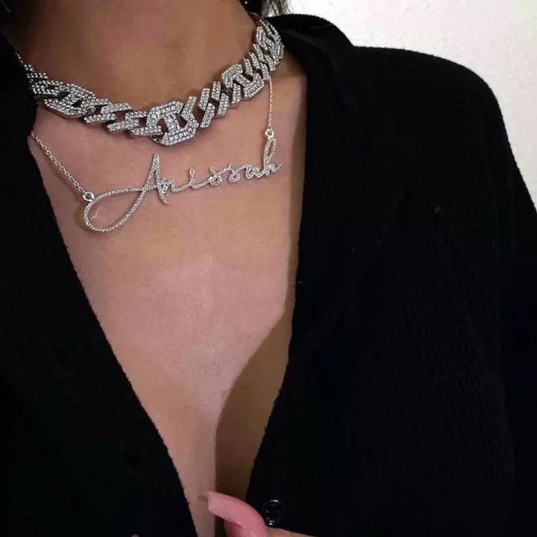 Free Luxe Crystal Custom Necklace