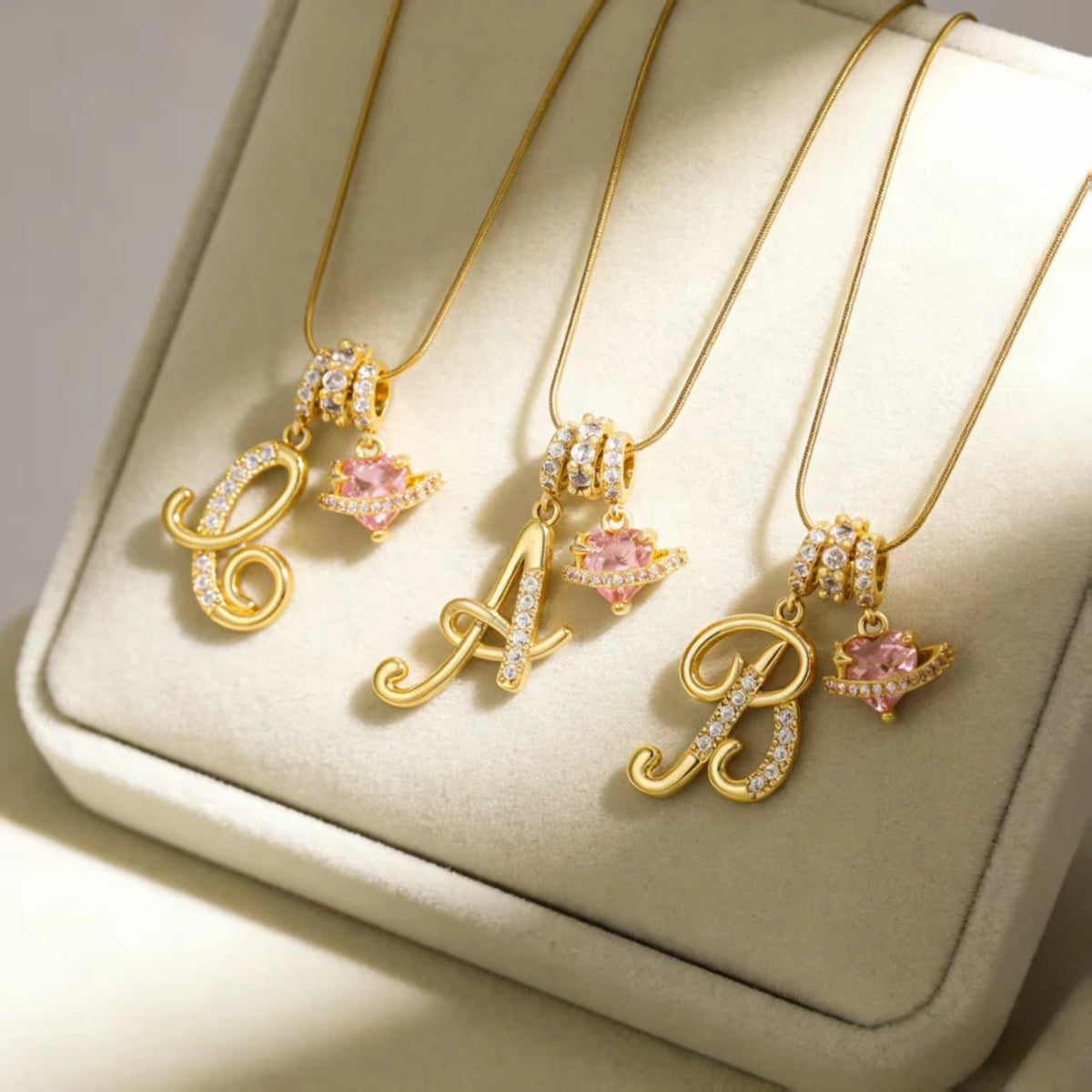 Initial Charm Necklace