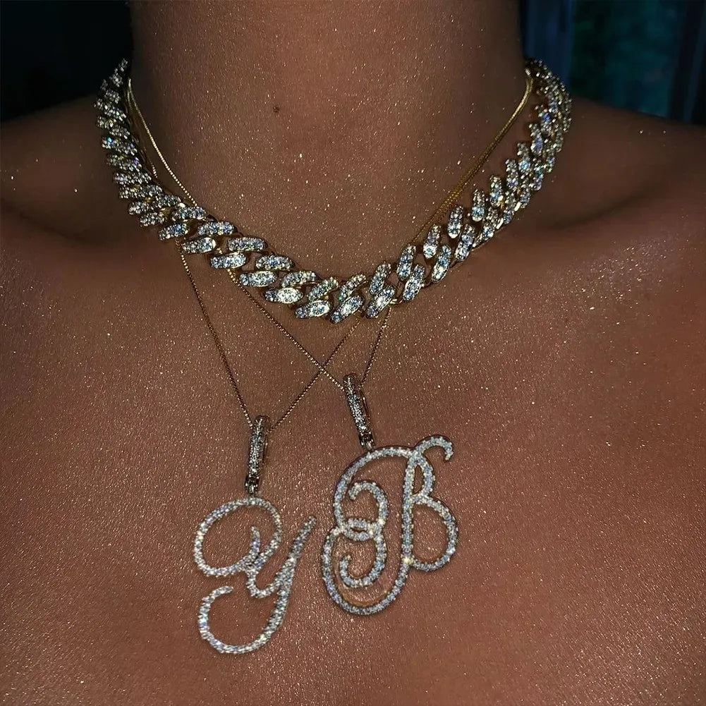 Crystal Inital Necklace