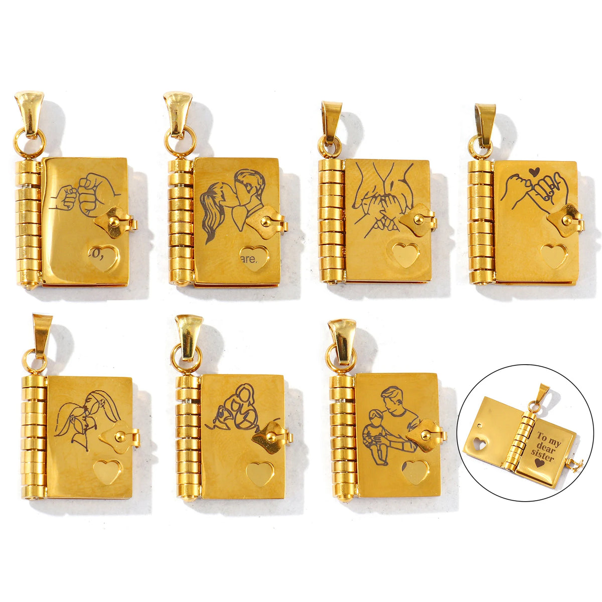 Little Book of Love Keepsake Pendant