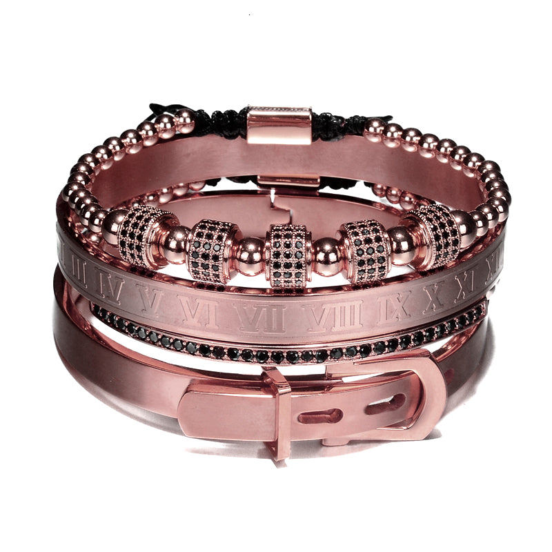 Luxury Handcrafted Buckle Bracelet Set