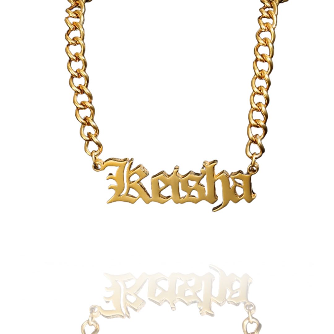 Multi-Font Custom Necklace