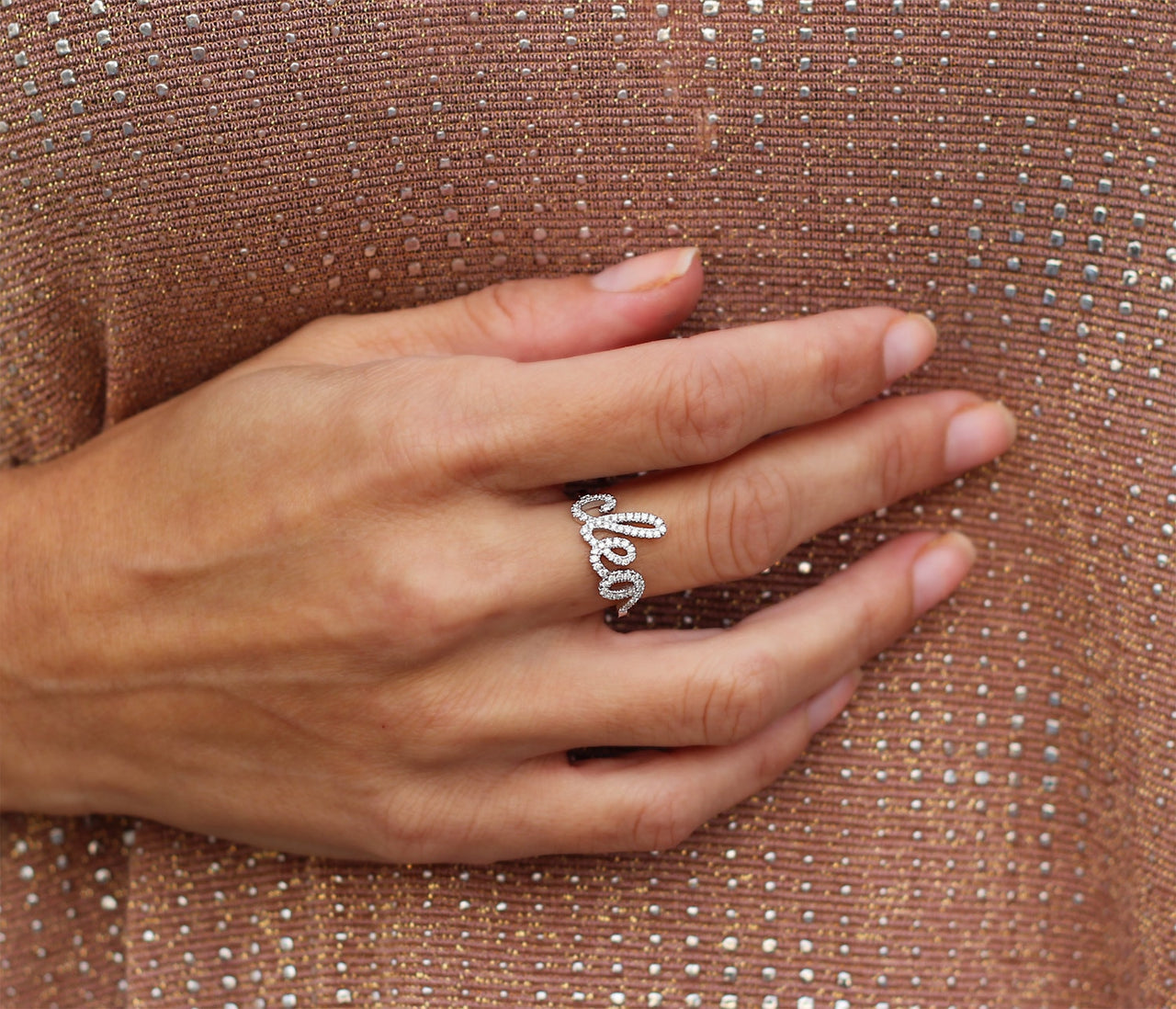 Luxe Crystal Custom Ring
