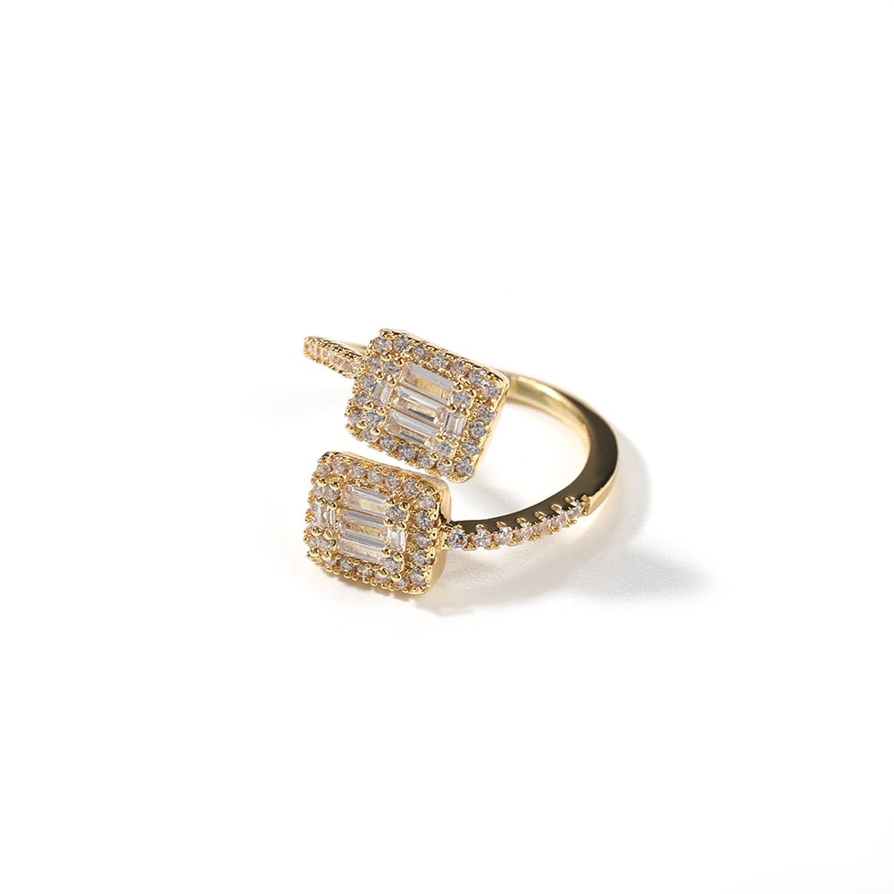 Crystal Baguette Ring