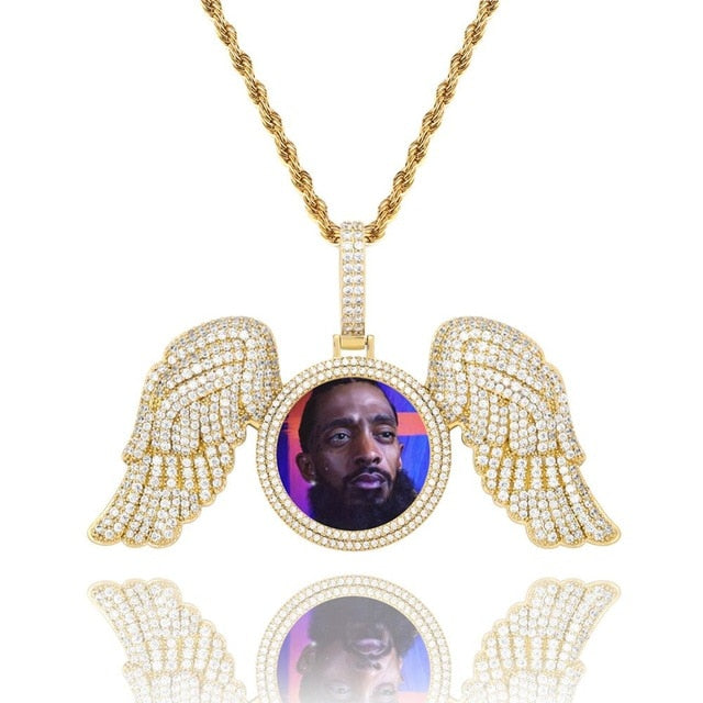 Angel Photo Necklace