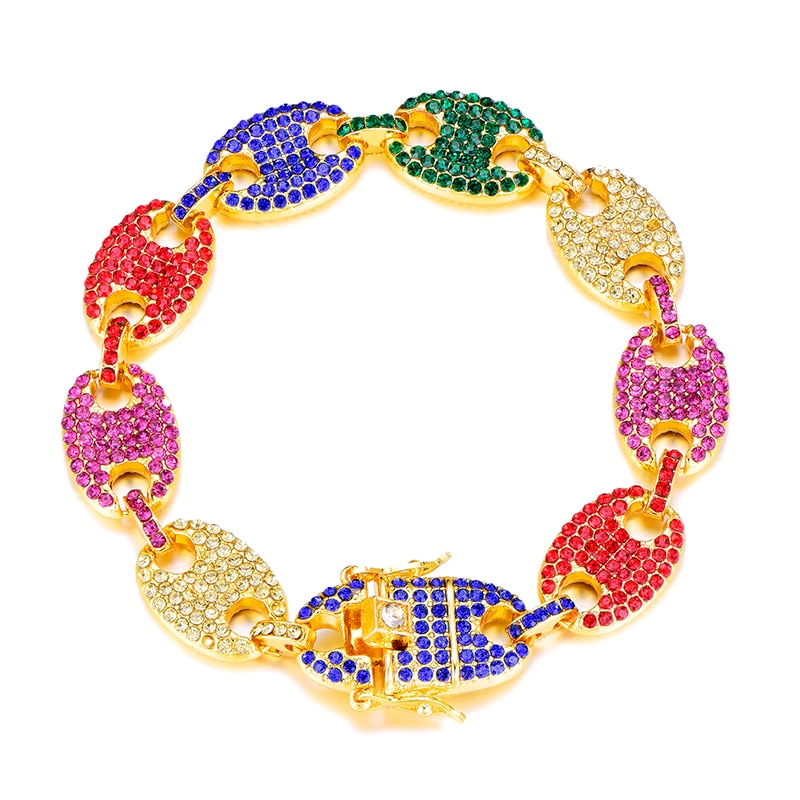 Bling G Link Bracelet