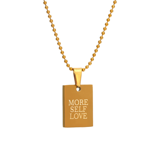 More Self Love Necklace