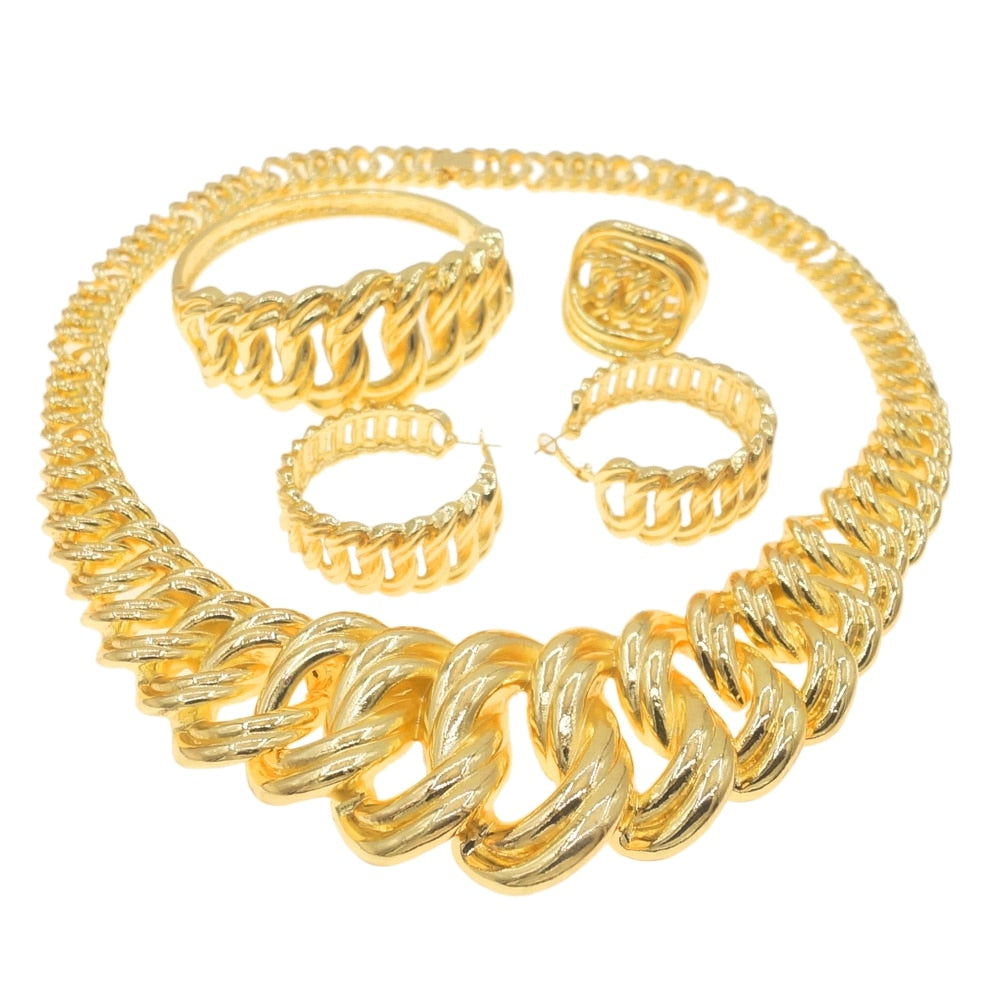 Chain Link Jewelry Set